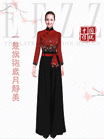 新款中餐服務(wù)員制服設(shè)計(jì)圖2361