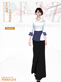 原創制服設計按摩技師服裝設計圖1588