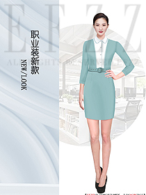 原創設計女夏裝制服設計圖1253