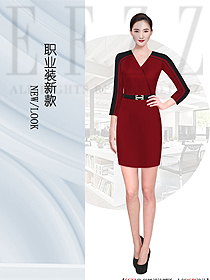 原創設計女夏裝制服設計圖1264