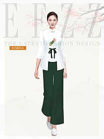 美容養(yǎng)生會所技師制服設(shè)計圖1005