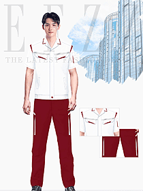 夏裝短袖男款工作服設(shè)計圖213