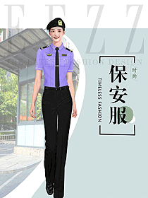 原創(chuàng)制服設(shè)計(jì)短袖保安服款式效果圖452