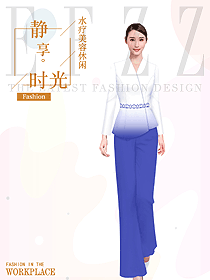 新款按摩技師服款式設計圖1598
