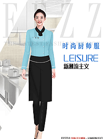 西式餐飲女廚師服裝定制設(shè)計(jì)圖593