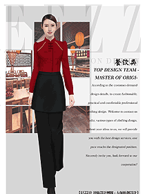 旅游景區(qū)餐飲服務生制服設計圖523