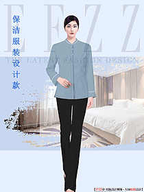 原創(chuàng)酒店制服保潔員服裝設(shè)計(jì)圖354