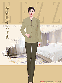 酒店客房保潔服務(wù)生制服設(shè)計(jì)圖358