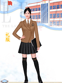 英國女子高中生校服原畫設(shè)計作品