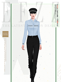 明星款保安服裝原創設計圖