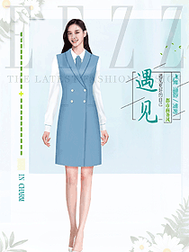 現(xiàn)代無袖長上裝女職業(yè)裝設(shè)計圖片