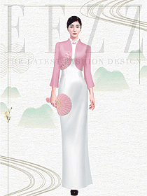 夏季最具仙氣的美女服裝，桃紅色復(fù)古風(fēng)服裝營造仙氣氛圍感