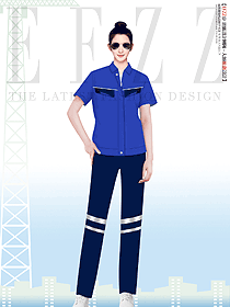 航空公司員工工作服夏季原創作品