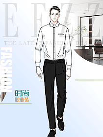 男款商務襯衫團體服裝原創設計