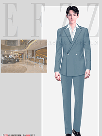 酒店管理層經理春秋款西裝西服職業服裝設計圖