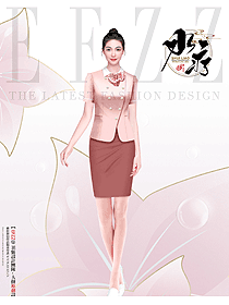 高端會所美容院美容師工作服設(shè)計圖