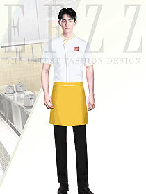 中式酒店廚師制服設計圖作品