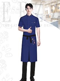 旅游景區酒店廚師工作服裝訂制設計案例 
