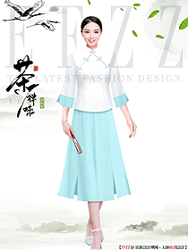 大學(xué)生原創(chuàng)時(shí)裝設(shè)計(jì)秀展現(xiàn)國潮風(fēng)服飾作品