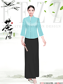 休閑會(huì)所迎賓服裝定制設(shè)計(jì)案例