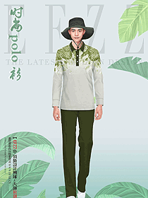 長袖T恤男春秋季新款寬松運(yùn)動休閑印染服裝設(shè)計(jì)圖