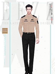 夏裝執(zhí)勤服男保安工作服