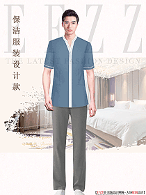 酒店賓館客房PA服務員短袖制服