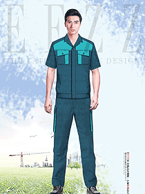 短袖薄款工作服上衣男士小區(qū)物業(yè)電工制服