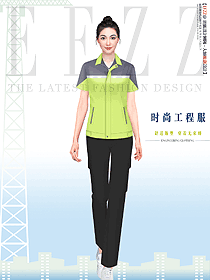 國(guó)產(chǎn)4S店汽修汽車維修員工制服設(shè)計(jì)圖