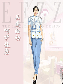 兒童醫(yī)院兒科護(hù)士工作服裝短袖套裝設(shè)計(jì)方案