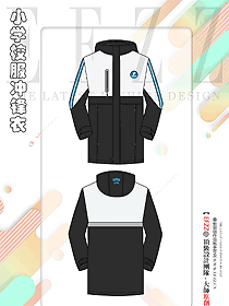 小學(xué)生校服沖鋒衣秋冬裝可拆卸三件套定制款平面圖