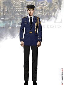 高端物業保安服售樓形象崗秋季工作服安保制服帽