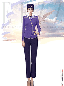 空姐高級感前臺工作服工裝OL職業(yè)裝定制設(shè)計(jì)