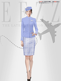 職場空姐制服原創定制設計圖