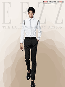 EFZZ原創(chuàng)手繪設(shè)計(jì)男職業(yè)裝長袖襯衫設(shè)計(jì)圖