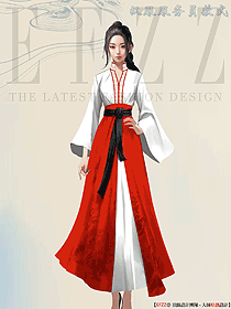 立領對襟交領琵琶袖短衫真絲明制松塔漢服春秋女款設計圖
