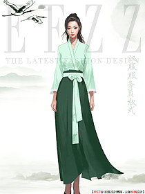 新中式日常秋套裝女漢服明制漢素交領(lǐng)改良式通勤風(fēng)