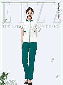 酒店會(huì)所足浴spa水療服務(wù)員褲裝工衣制服設(shè)計(jì)圖