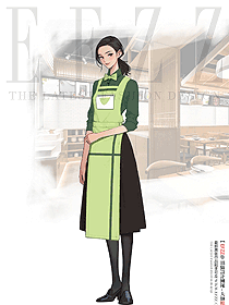 甜心款法式女仆裝-歐洲莊園農場裙工作服設計