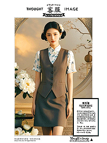 東方雅韻工作制服，以傳統(tǒng)美學(xué)賦能場(chǎng)景形象