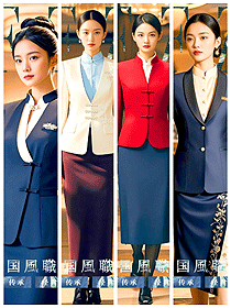 新中式國風職場工裝圖鑒：“行走的東方美學”，解鎖高端服務場景氣質密碼