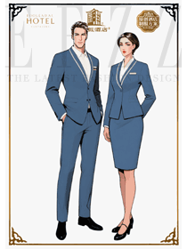 海洋靈感：度假酒店制服的清新定位