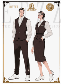 度假服務的經典名片：制服設計創意