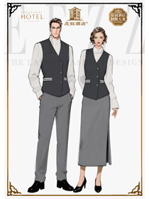 灰系質感：度假酒店員工制服的場景演繹