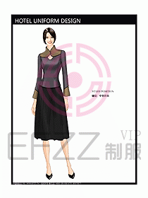 酒店中餐咨客制服設(shè)計圖593