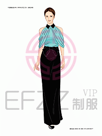 夜總會迎賓咨客制服設(shè)計圖248