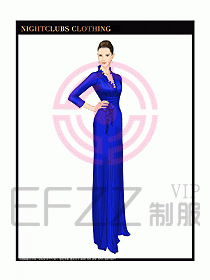 夜總會迎賓咨客制服設計圖266