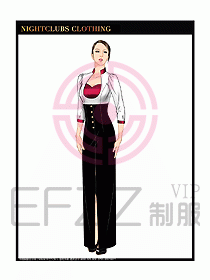 夜總會迎賓咨客制服設(shè)計圖267
