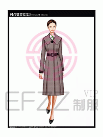 女職業裝OL大衣設計圖135