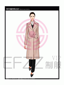 女職業(yè)裝OL大衣設(shè)計圖137